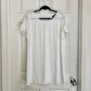 Lulus white shift dress